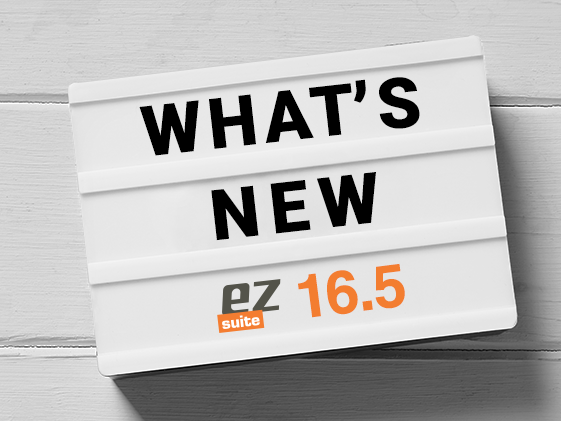 A walkthrough of what is new in EZ Suite 16.5