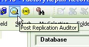 post replication audit or toolbar