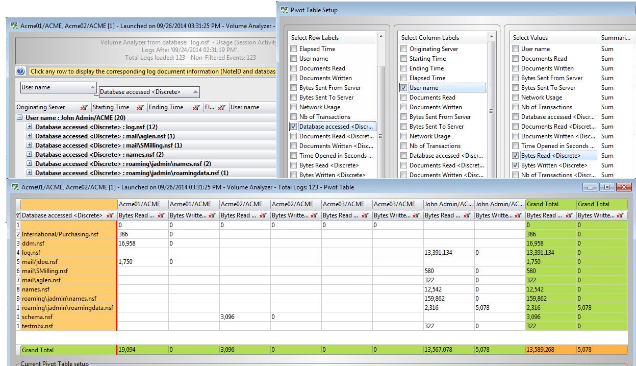 consoleez acme volume analyzer