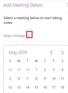 add meeting details