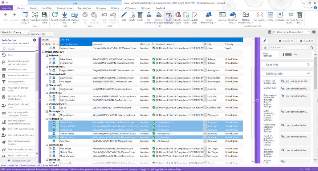microsoft 365 user management