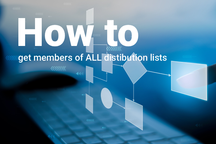 How to get distribution group members