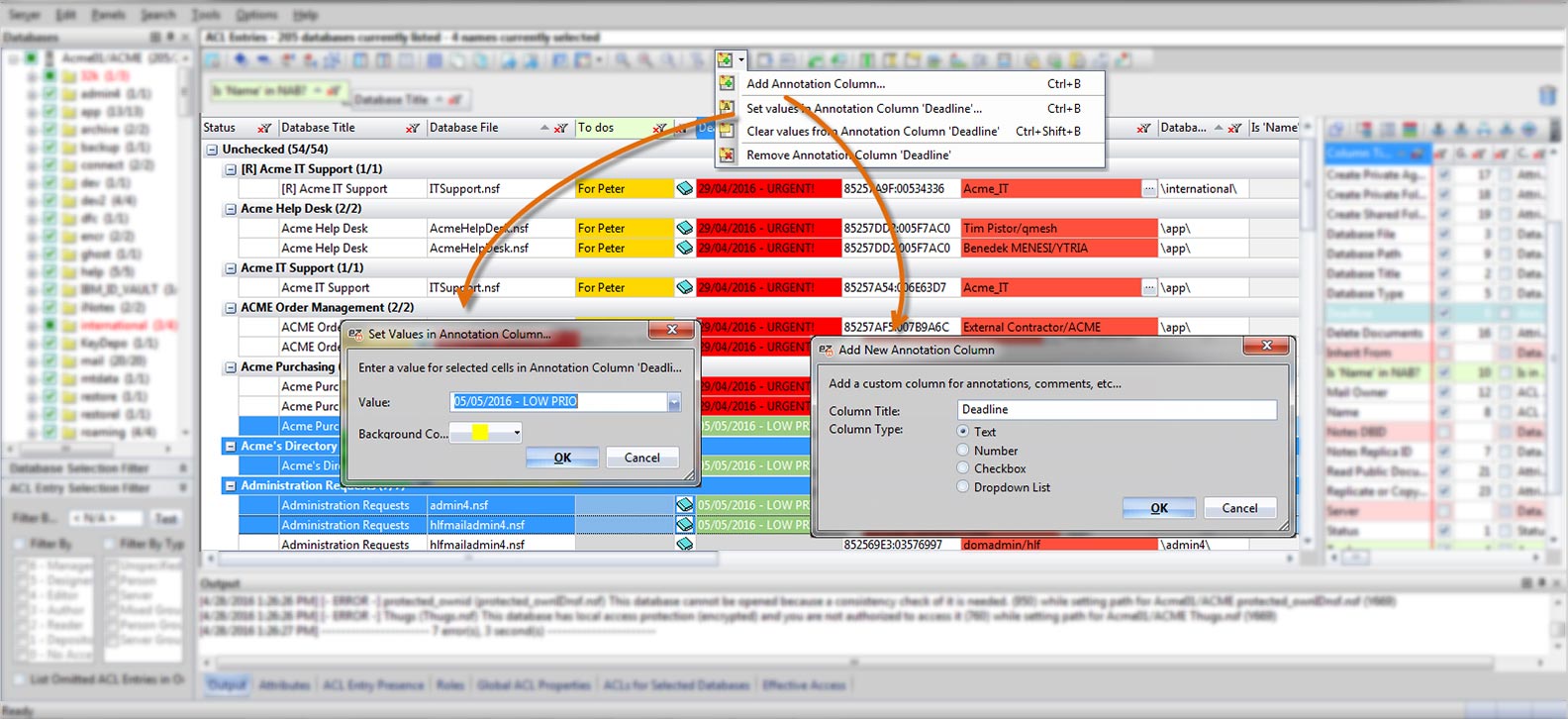 flexygrid annotation