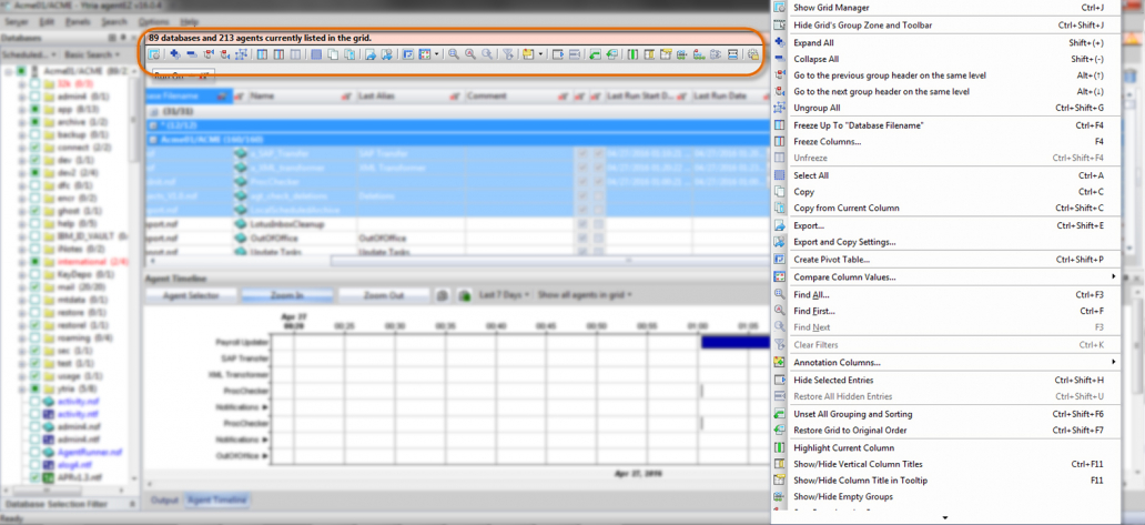 flexygrid toolbar
