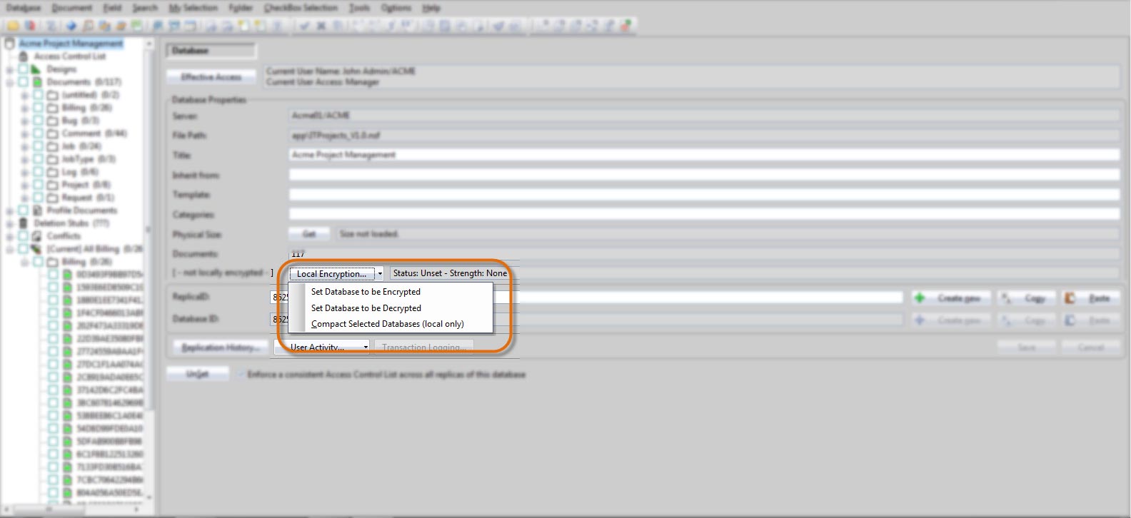 flexygrid direct encryption controls